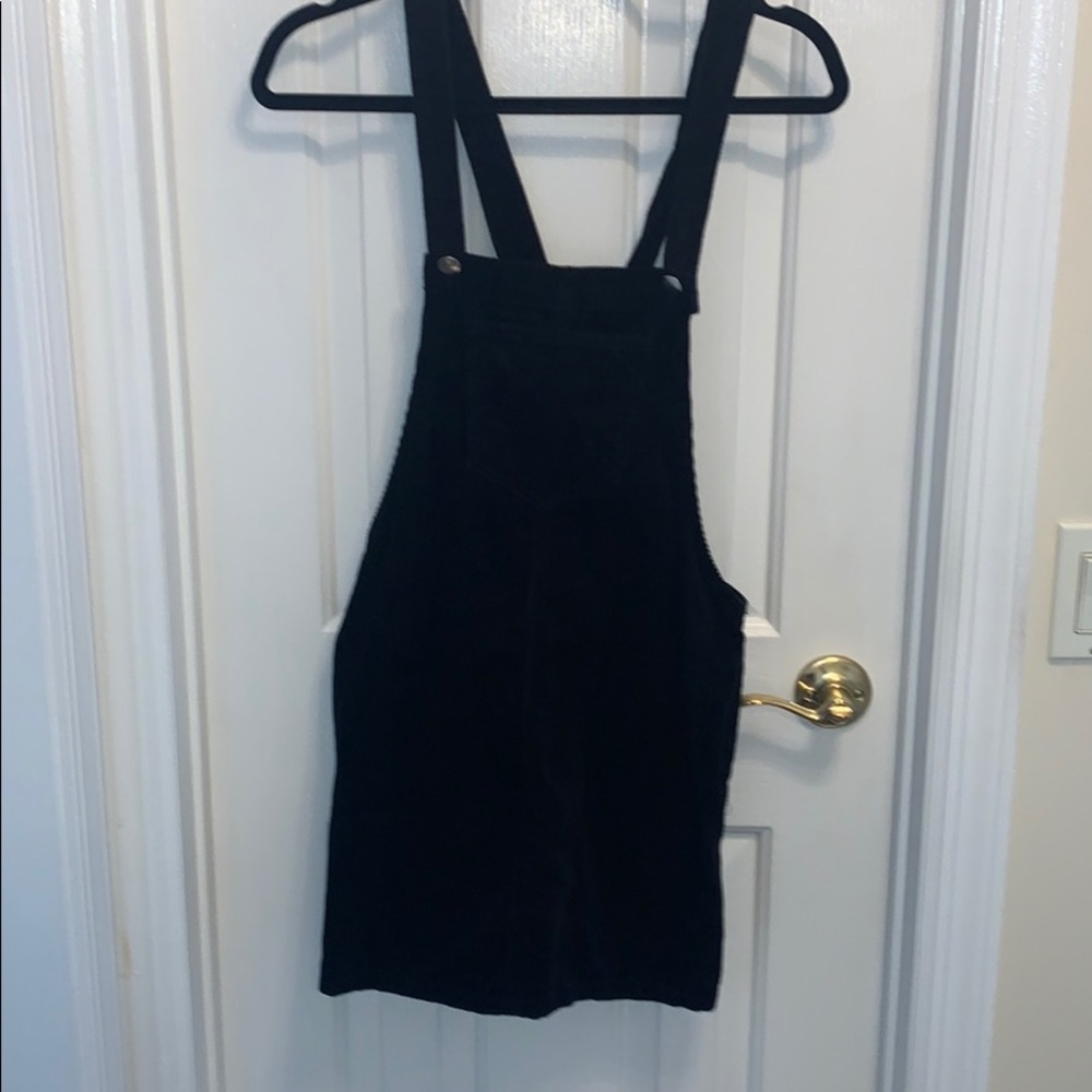 Corduroy overall dress